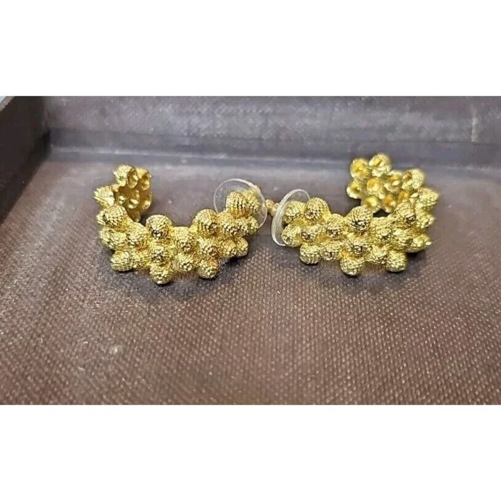 RARE FIND Vintage Adornment, Boucles d’oreille Earrings AVON 1980'S - Picture 6 of 6